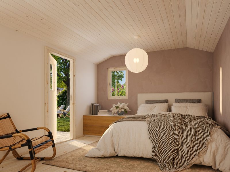 TINY HOUSES Hedwig 13,6 m2 avec plancher traité Naturel