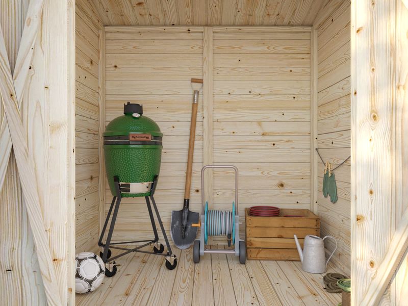 Abri de Rangement toit plat en bois Leif 3,0 m2 au choix