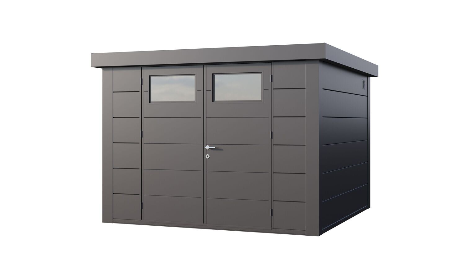 Abri de jardin en acier Eleganto 3030 de 8,9 m²