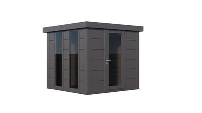 Abri de jardin en acier Luminato 2424 de 5,7 m²