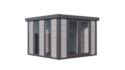 Abri de jardin en acier Luminato 3030 de 8,9 m²