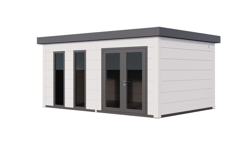 Abri de jardin en acier Luminato 5436+ de 19,3 m² Telluria