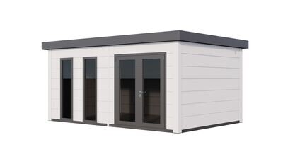 Abri de jardin en acier Luminato 5436+ de 19,3 m² Telluria