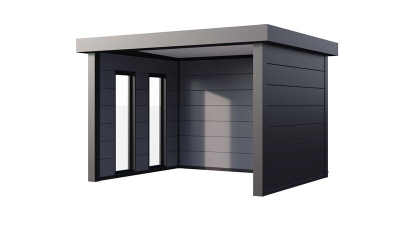Pavillon de jardin en acier Singolo 3630 10.7m² au choix