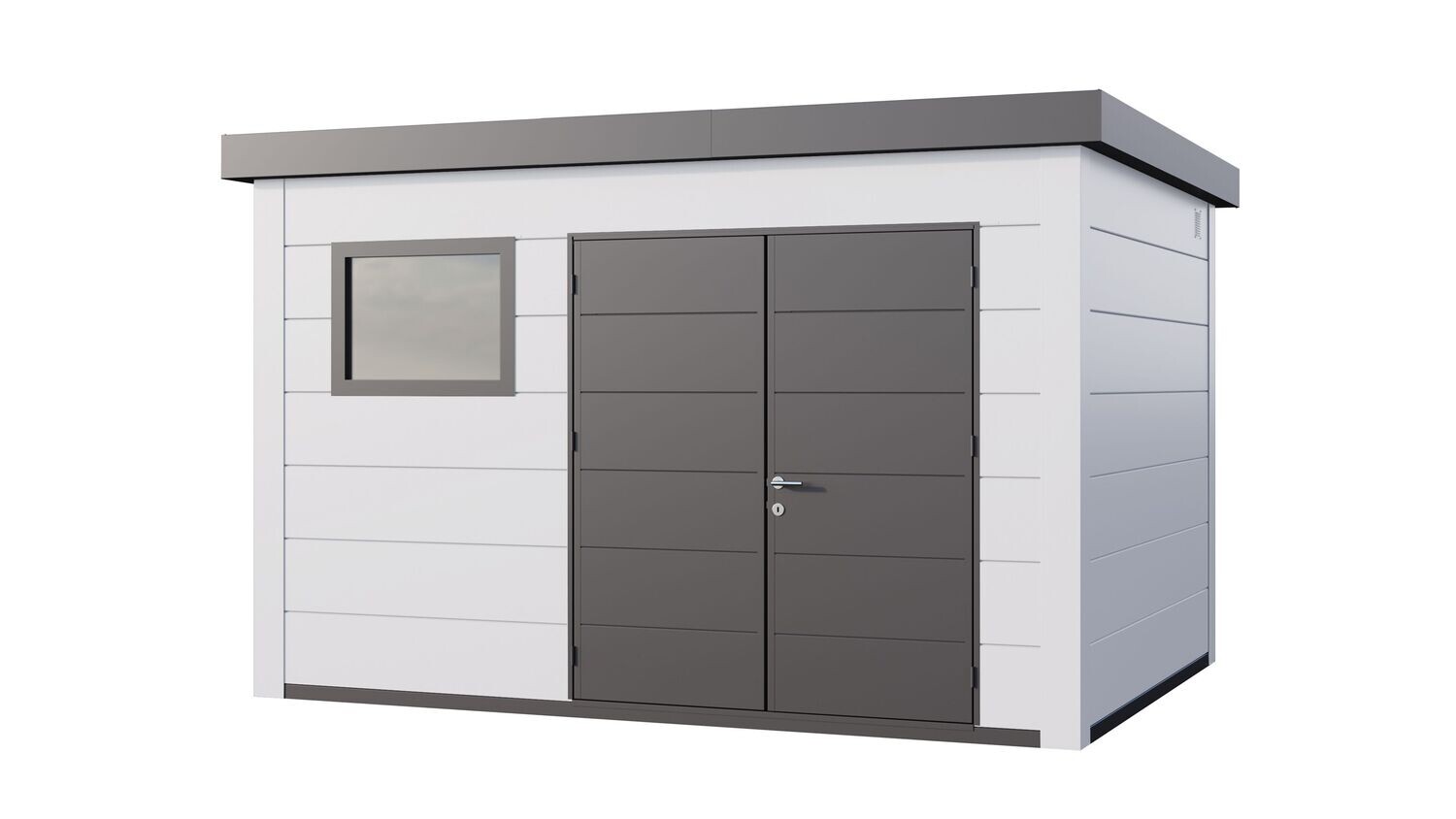 Abri de jardin en acier Eleganto - Classico 3930 plus de 11.6 m² au choix