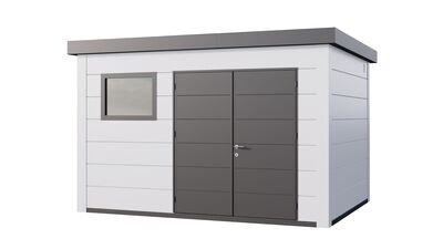 Abri de jardin en acier Eleganto - Classico 3930 plus de 11.6 m² au choix