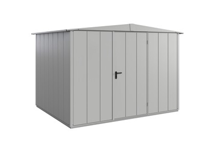 Abri de jardin Berry Modern à toit en pente 6.4 m2 en metal Type 2 avec 1 portillon au 2 portillons