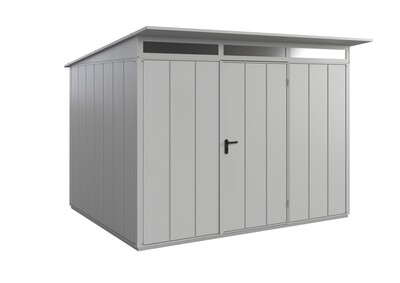 Abri de jardin Berry Modern à toit en appentis 8.9 m2 Type 3 en metal avec 1  portillon au 2 portillons