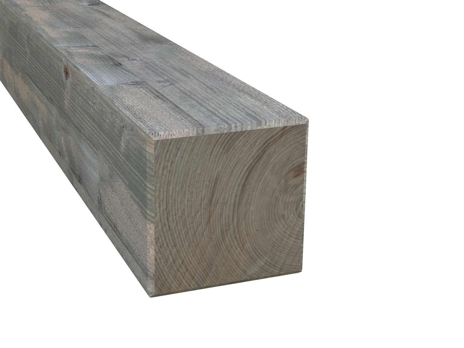 Poteau bois massif 70x70x1000 mm traité au choix