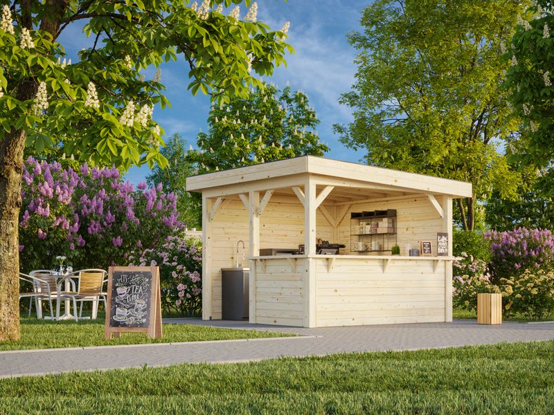 Pergola LENNA 8,3 m2 SET 303 en bois 28 mm traité au choix