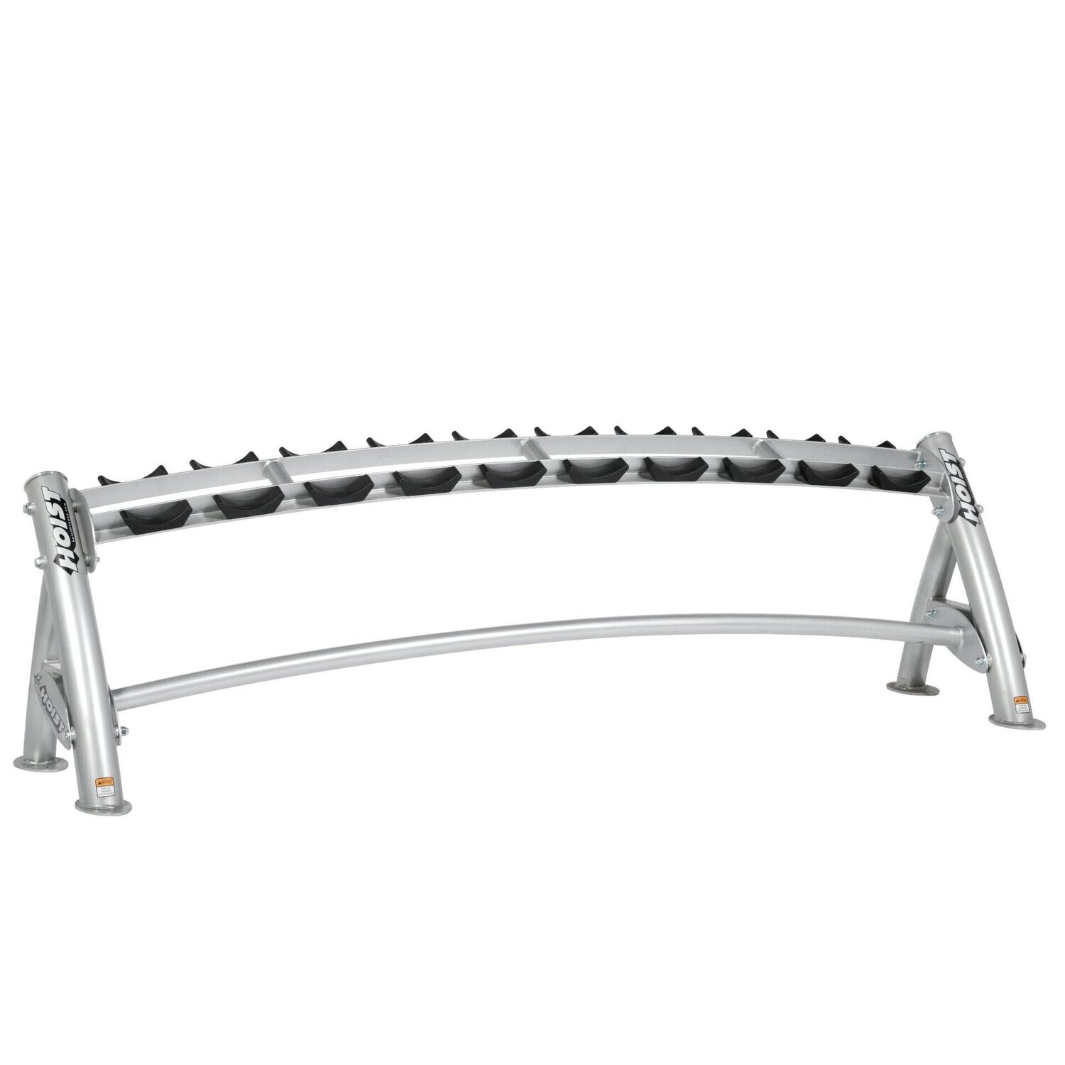 HOIST Single Tier Horizontal Dumbbell Rack
