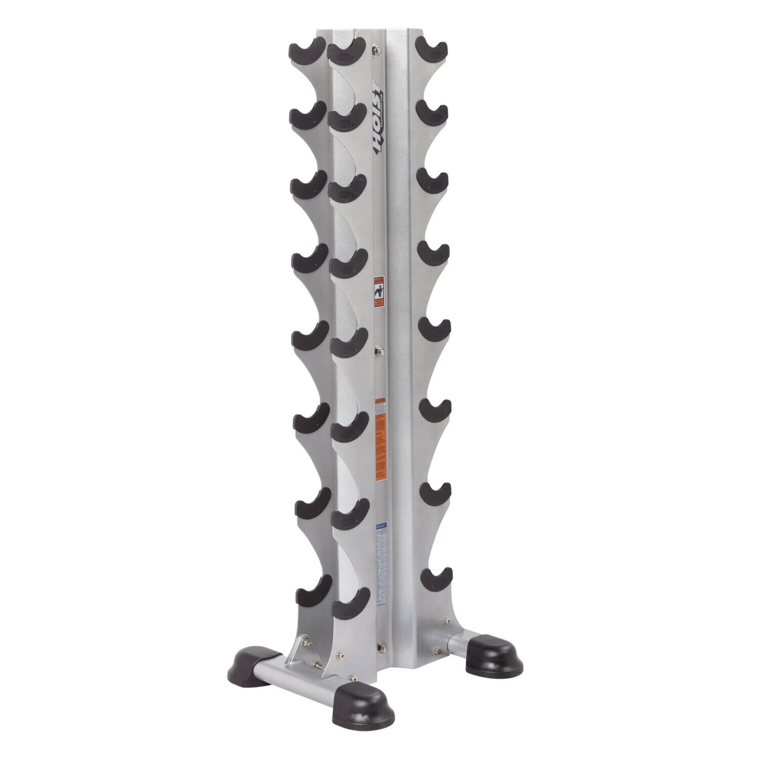 HOIST HF-5460 8 Pair Vertical Dumbbell Rack for Hex Dumbells