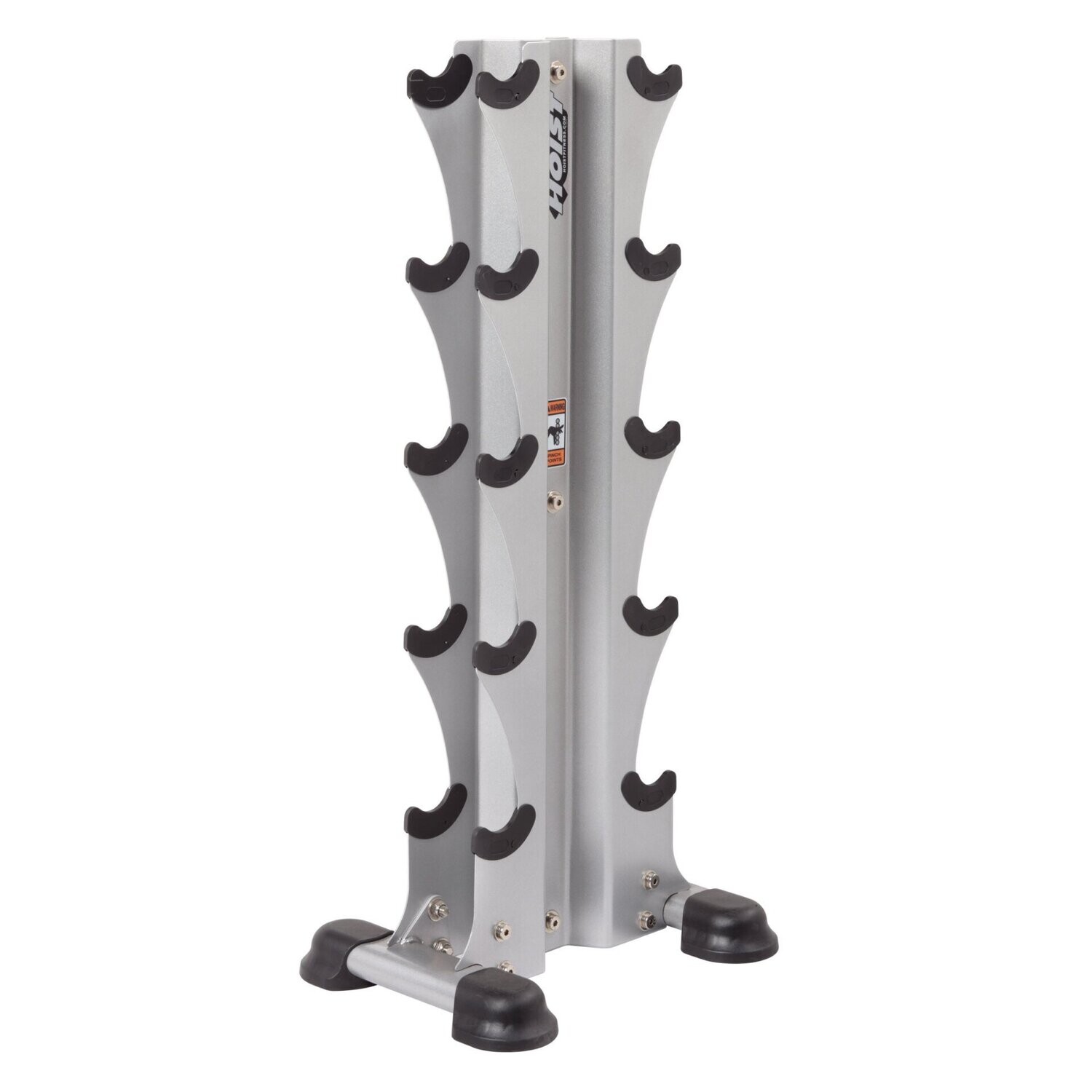 HOIST HF-5459 5 Pair Vertical Dumbbell Rack for Hex Dumbells