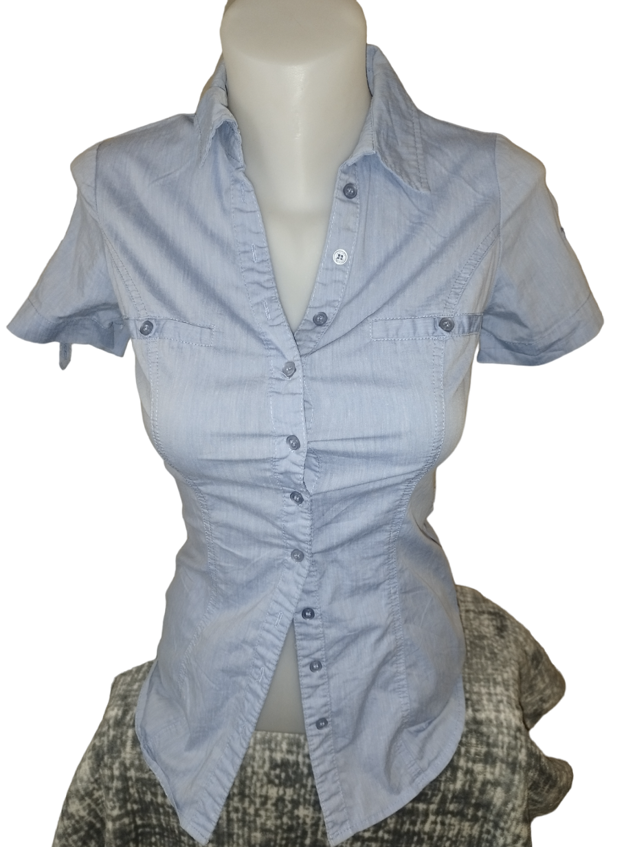 Chemise bleue T. 34 - XS