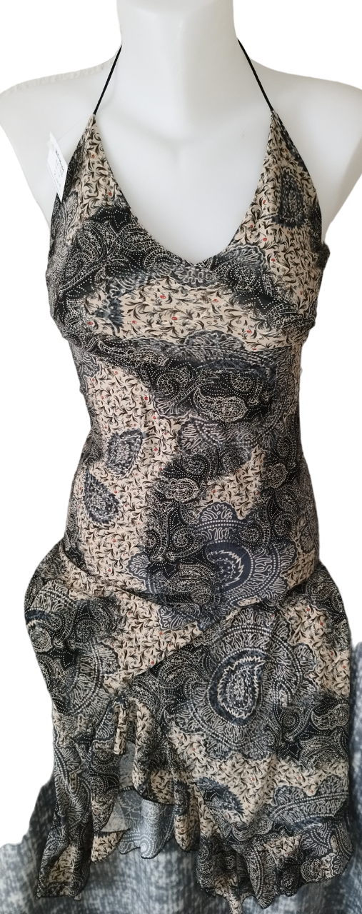 Robe dos nu bariolée Taille Unique