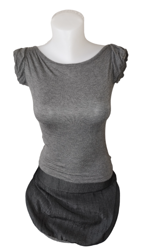 Robe jupe grise Taille Unique