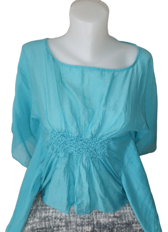 Haut bleu fluide t. 36 - S