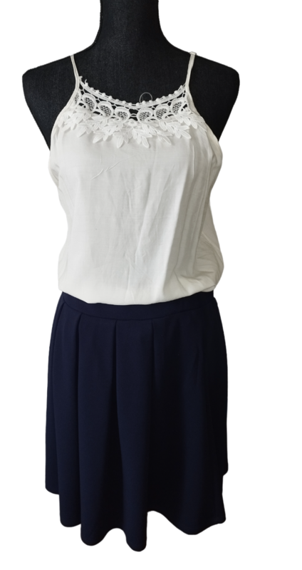 Jupe bleue marine T. 42 - XL