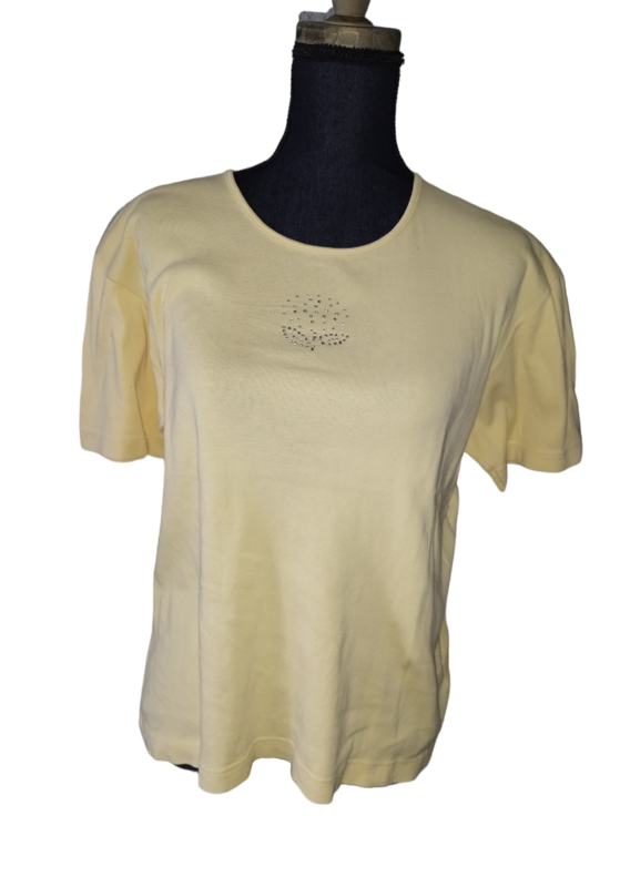 Tee-shirt jaune T. 40 - L