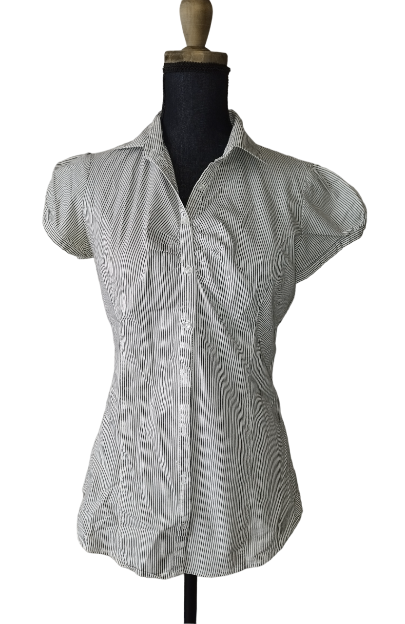 Chemise manche courte rayée T.40