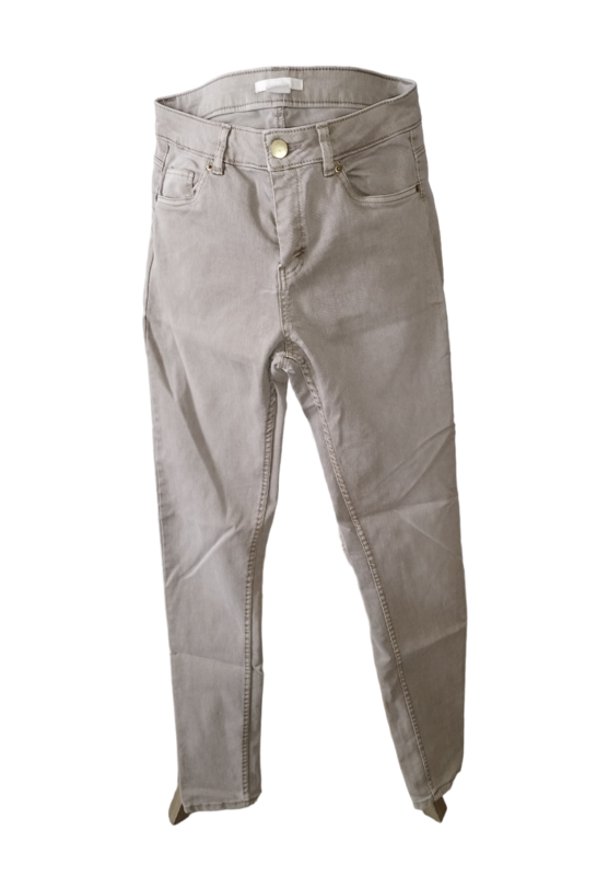 Jeans slim beige T. 36-S