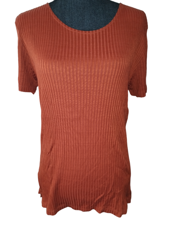 Tee-shirt orange T. M-L