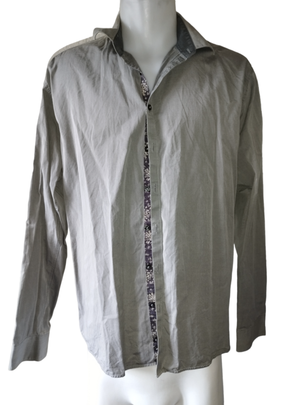 chemise manche longue grise devred T. XL
