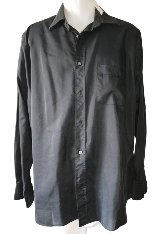 Chemise noire manche longue tailleur T. 44