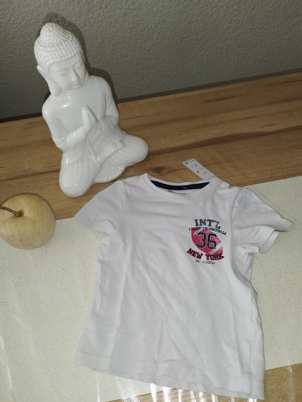 Tee-shirt blanc Intel 36 T. 4 ans
