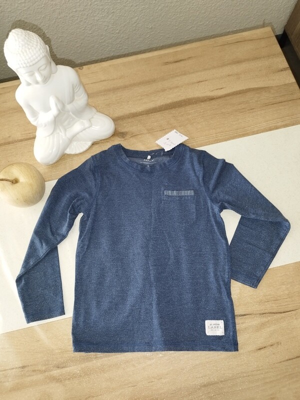 Tee-shirt manche longue bleu marine T. 5 ans