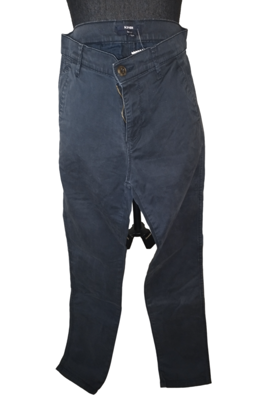 Pantalon chino bleu marine T. 36 - S