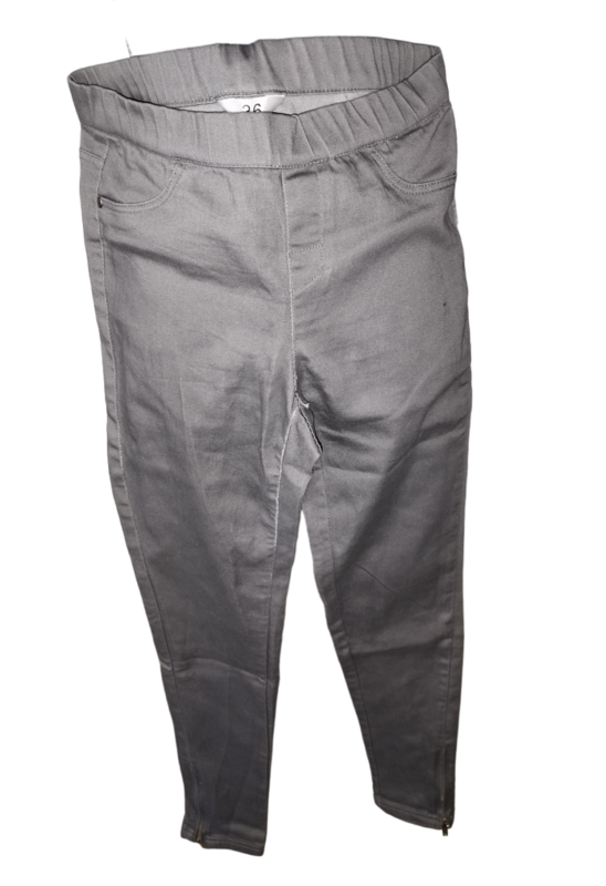Pantalon gris élasthanne T. 36 -S