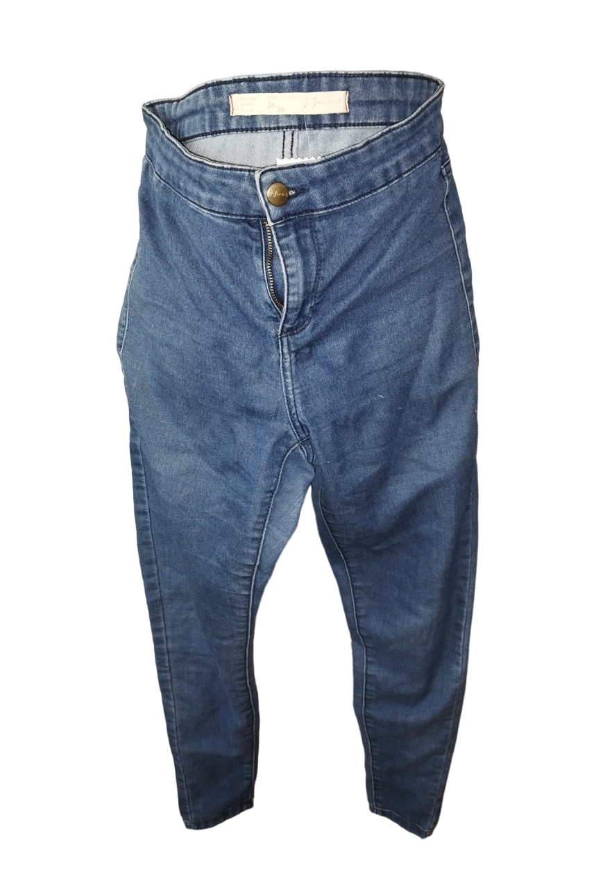 jeans bleu slim T. 36 - S