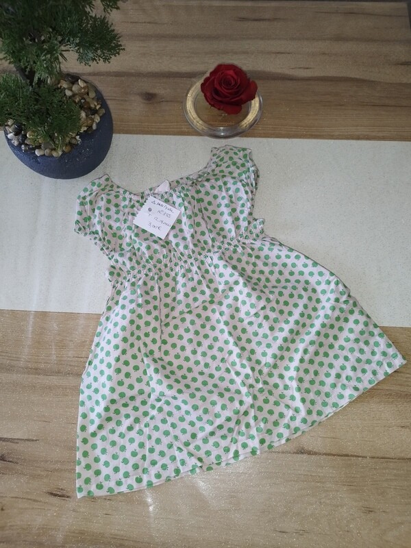 Robe pomme T. 12-18 mois