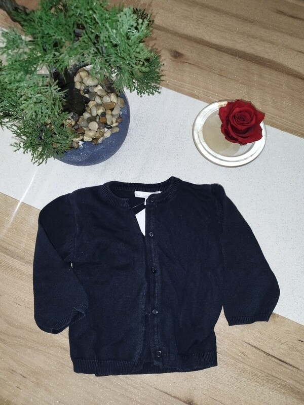Gilet noir T. 12 mois