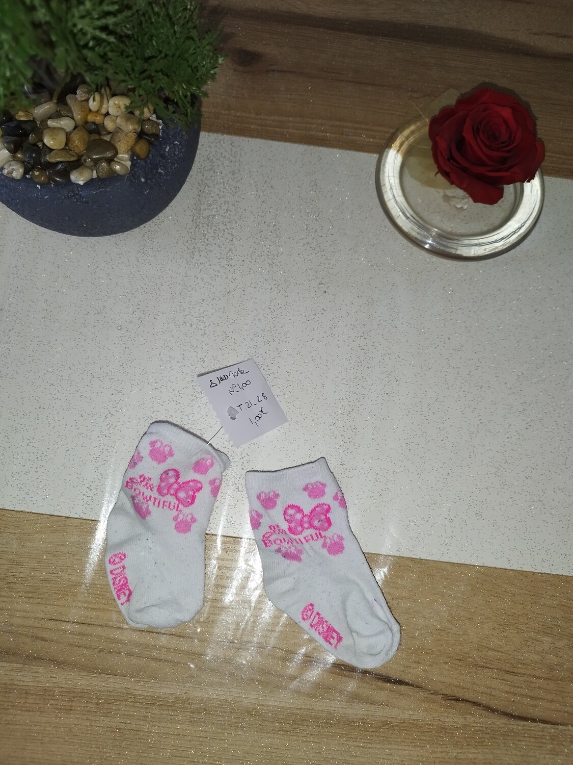 Chaussette blanche Minnie Taille 21-28