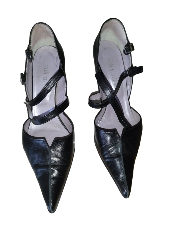 Chaussure noire pointu Vidi studio pointure 38