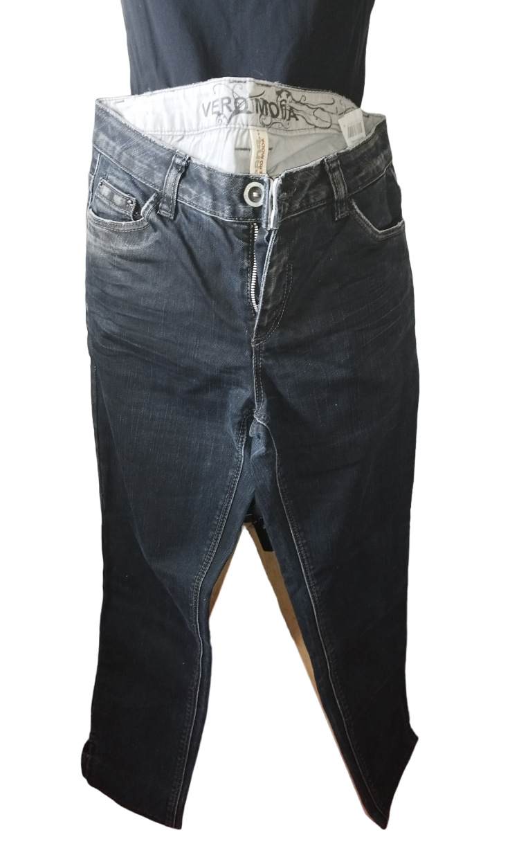 Jeans bleu foncé droit T.38