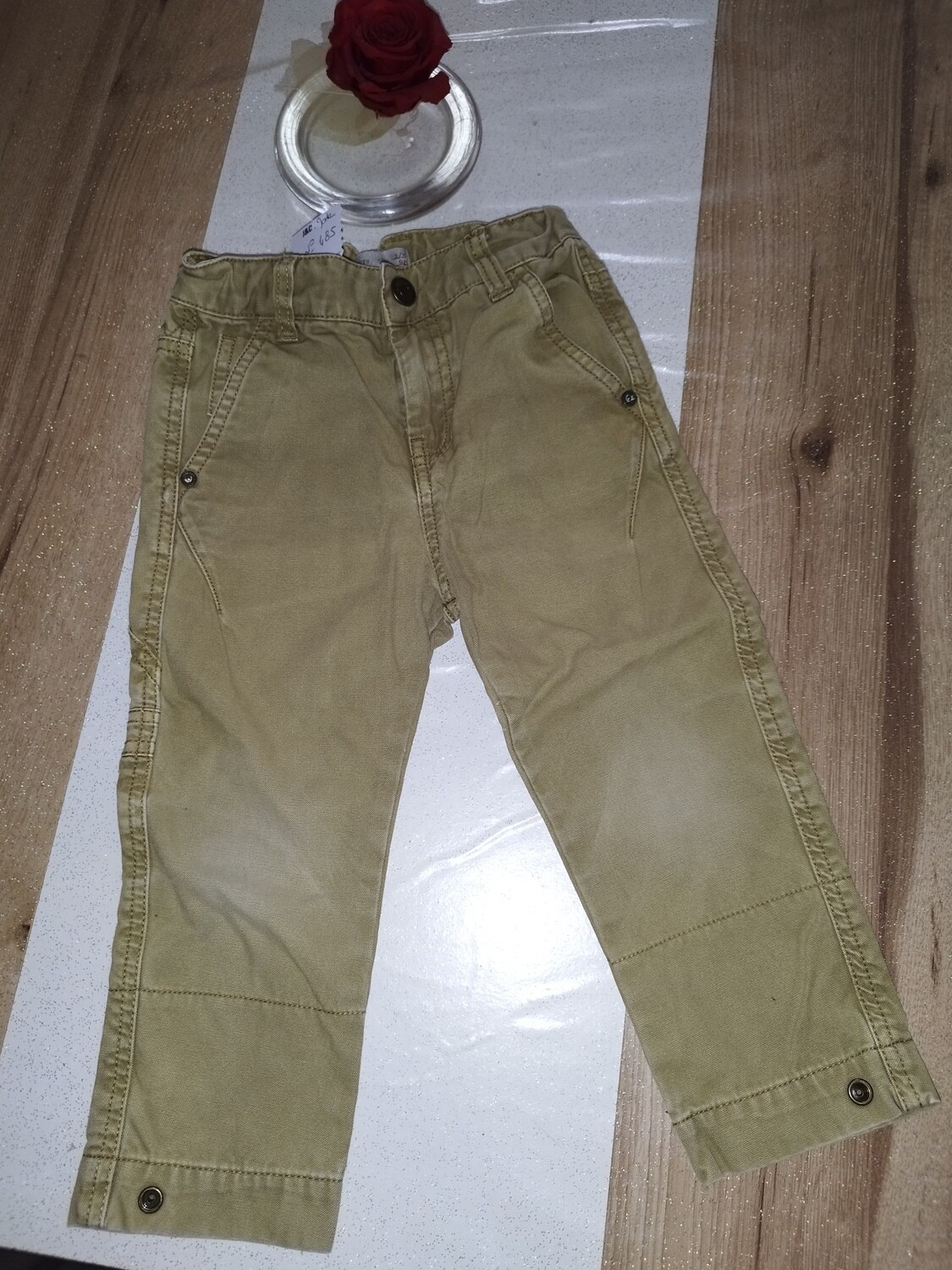 Jeans marron Zara T. 2-3 ans