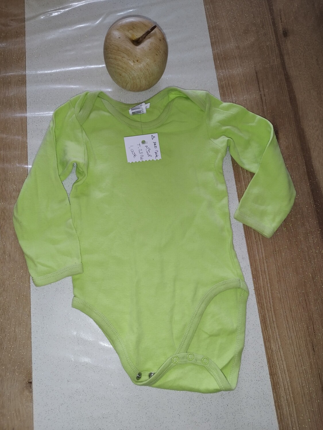 Body vert manche longue Taille: 23 mois