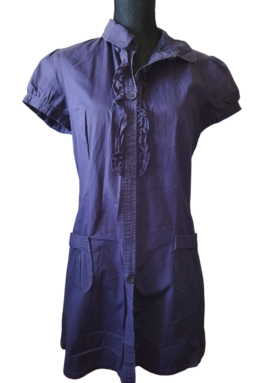 Robe chemise violette Taille: M-L