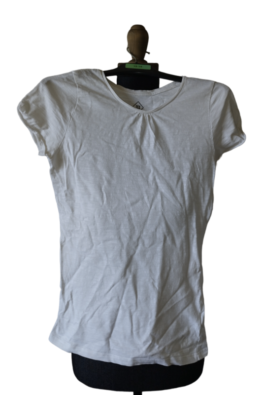 Tee-shirt blanc taille: 11-12 ans