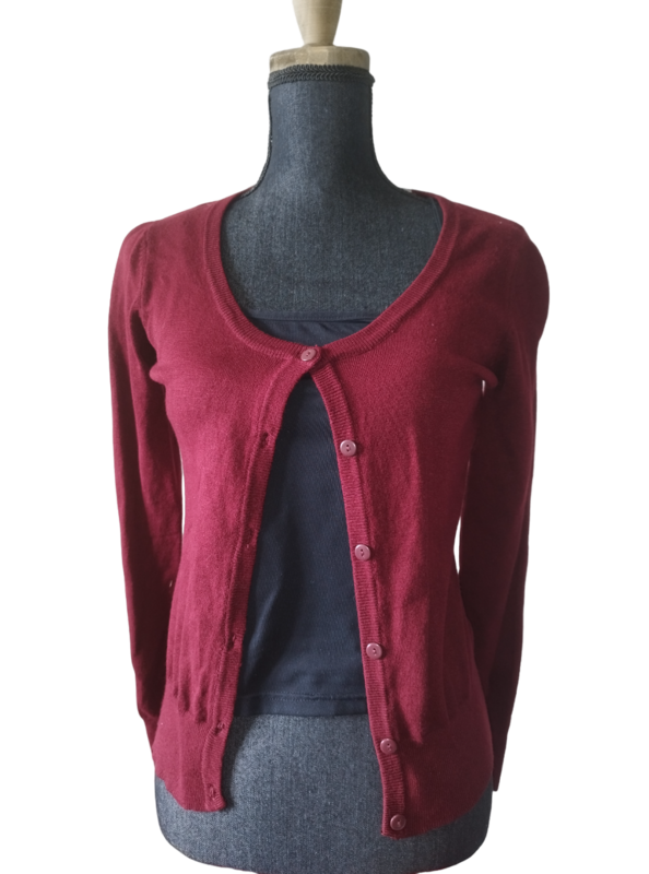 Gilet bordeau Taille: M
