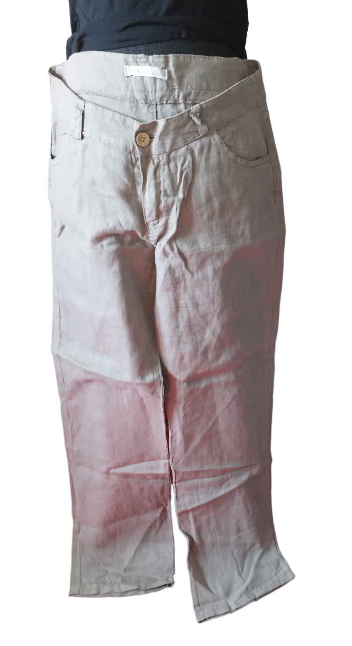 Pantalon lin gris Taille L