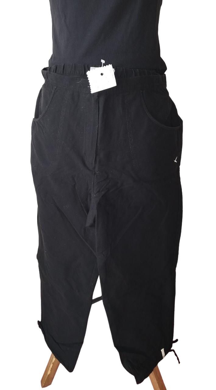 Pantalon ficelle en bas noir  T. M