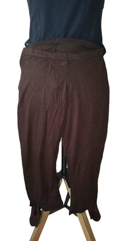 Legging marron nœud Taille unique