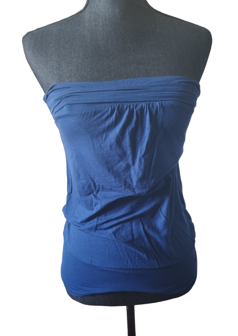 Bustier bleu T. S