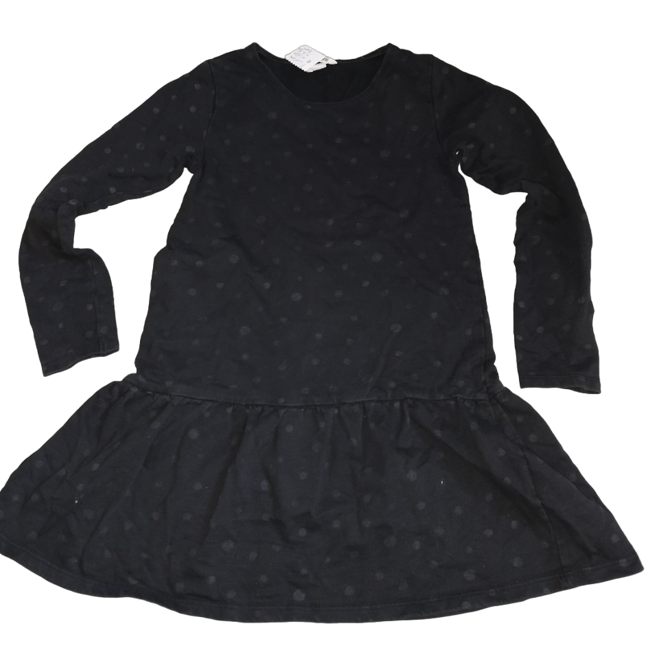 Tunique noire point argent T. 8-10 ans