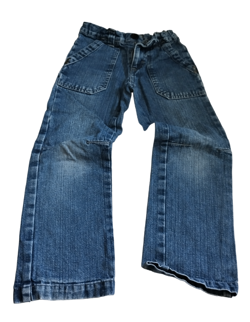 Jeans bleu in extenso T. 7 ans