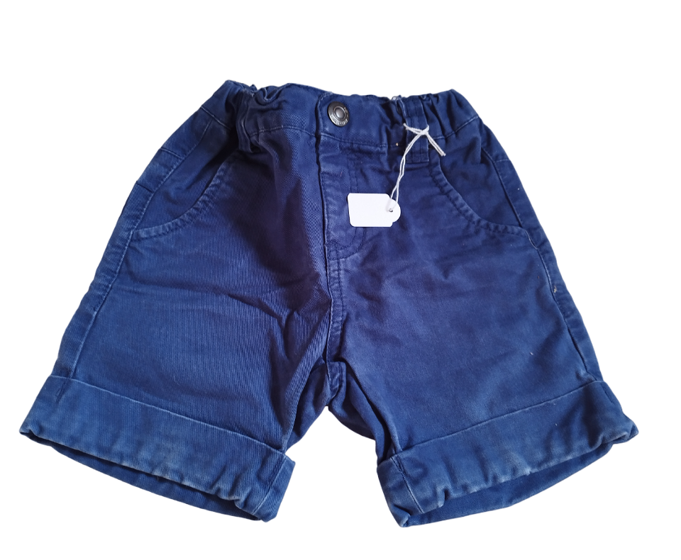 Short bleu T. 1.5 - 2 ans
